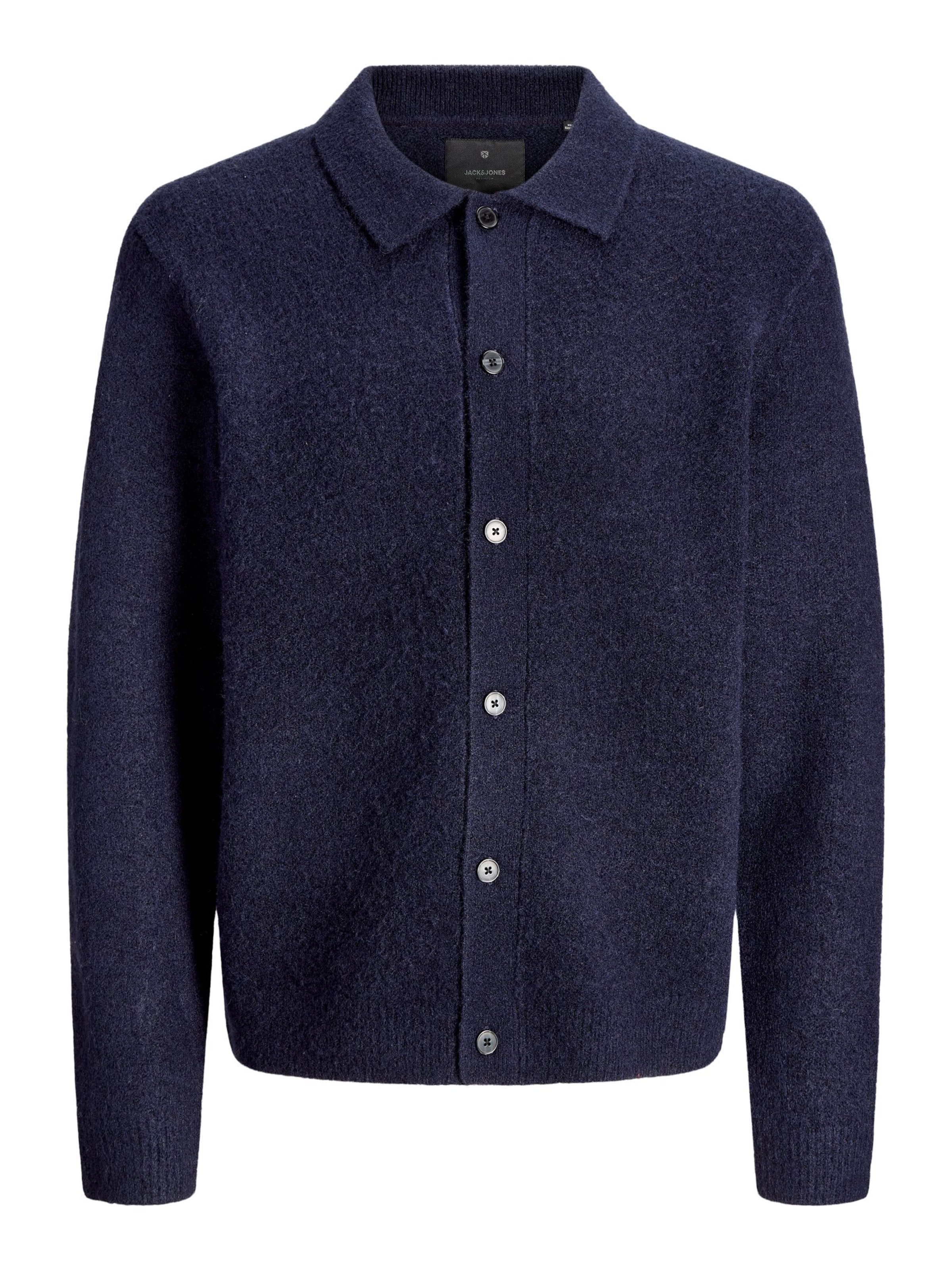 JACK & JONES Gebreid vest in Grijs: voorkant