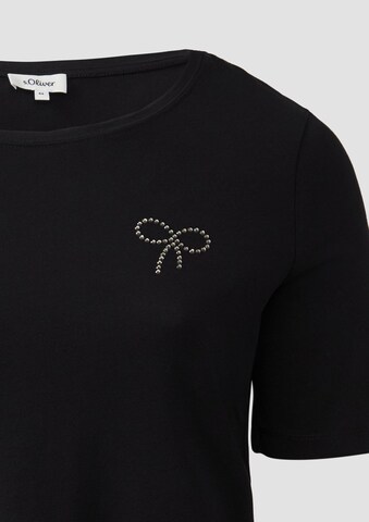 s.Oliver Shirt in Schwarz