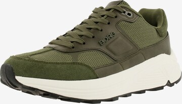 Baskets basses 'R1300' BJÖRN BORG en vert : devant