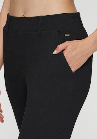LASCANA Regular Pants in Black
