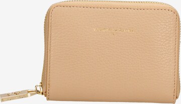 Portamonete 'Portafoglio donna pelle dollaro Made in Italy - Chiusura zip' di Virginia Rhinè in beige: frontale