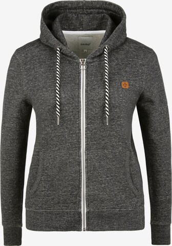 Oxmo Sweatjacke 'Celia' in Grau: predná strana