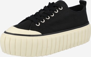 DIESEL Platform trainers 'HANAMI' in Black: front