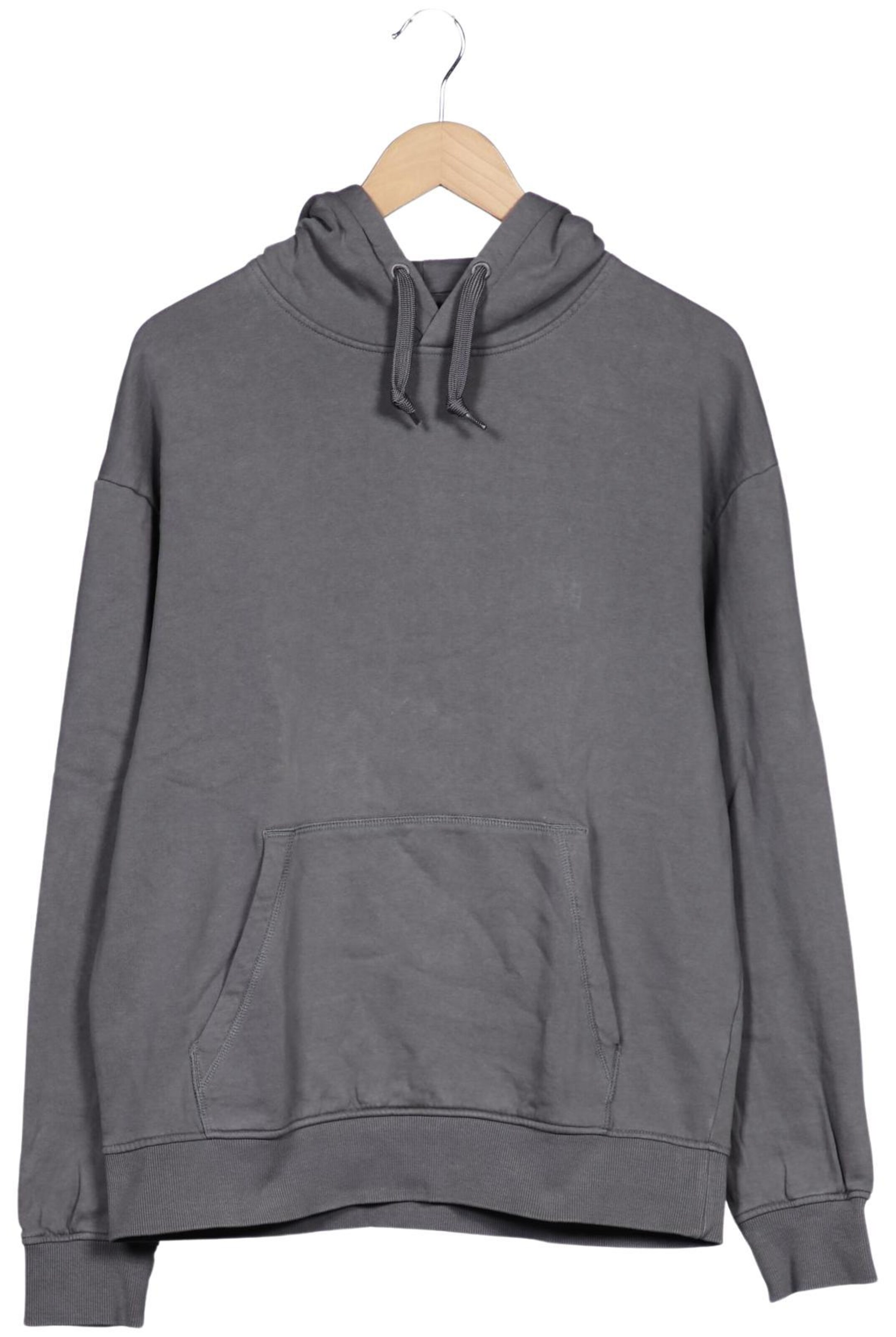 TOM TAILOR DENIM Kapuzenpullover L in Grau: Vorderseite