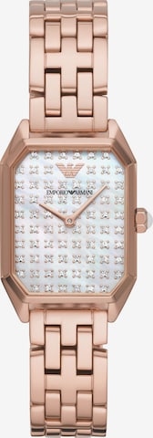 Emporio Armani Analog Watch in Pink: front