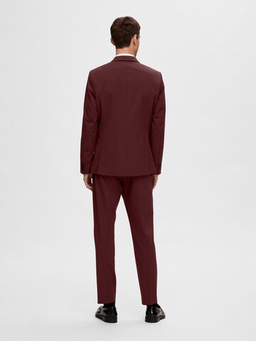 SELECTED Slim Fit Sakko in Rot