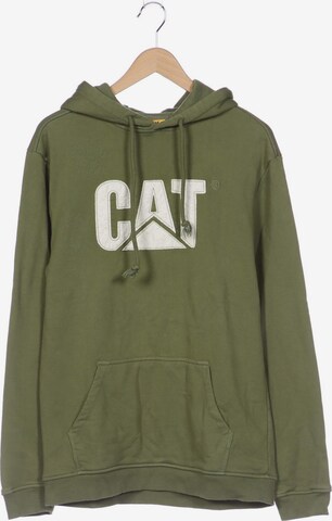 CATERPILLAR Sweatshirt & Zip-Up Hoodie in M in Green: front