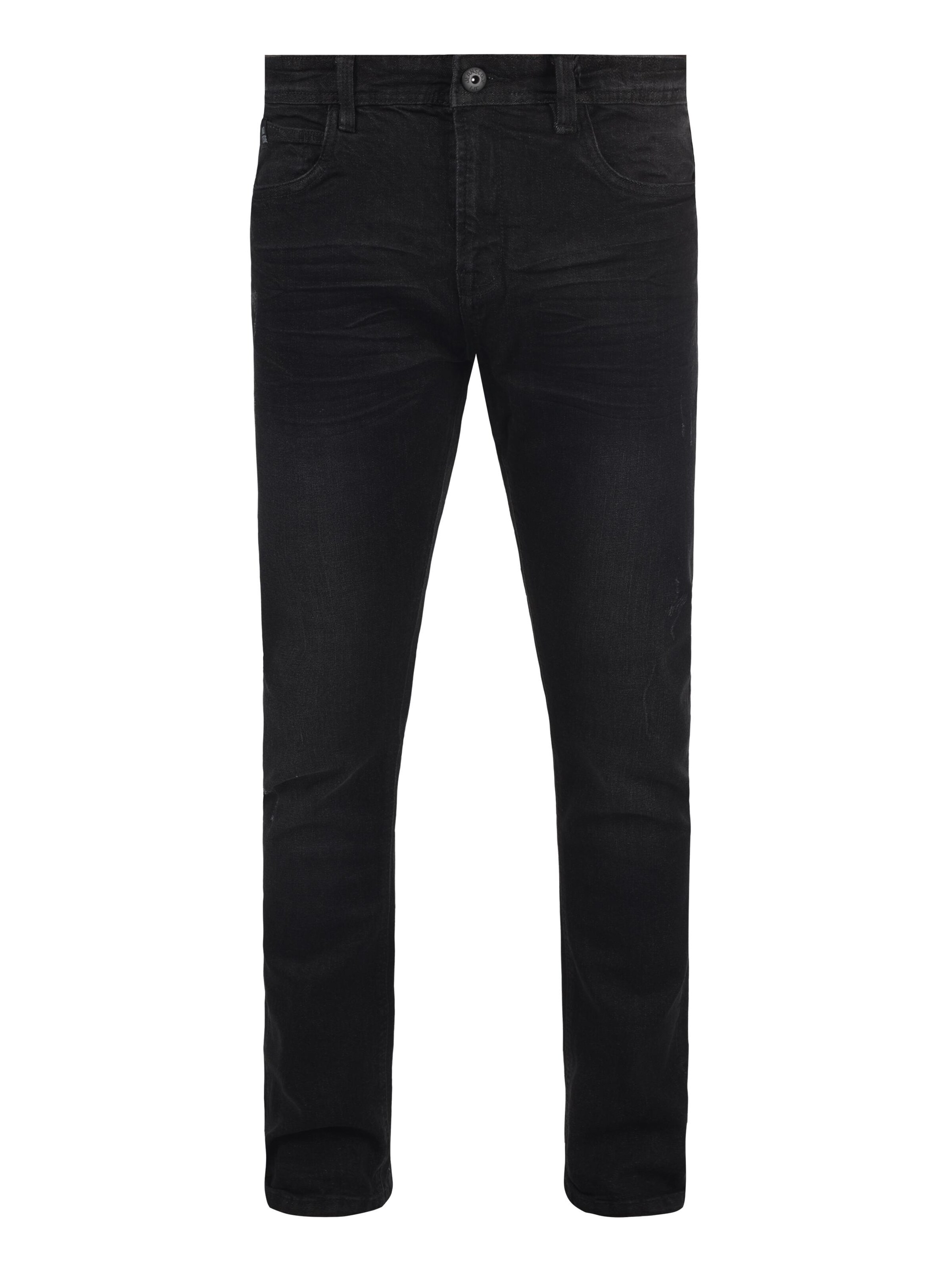 INDICODE JEANS - Vaquero 'Aldersgate' en negro: frente
