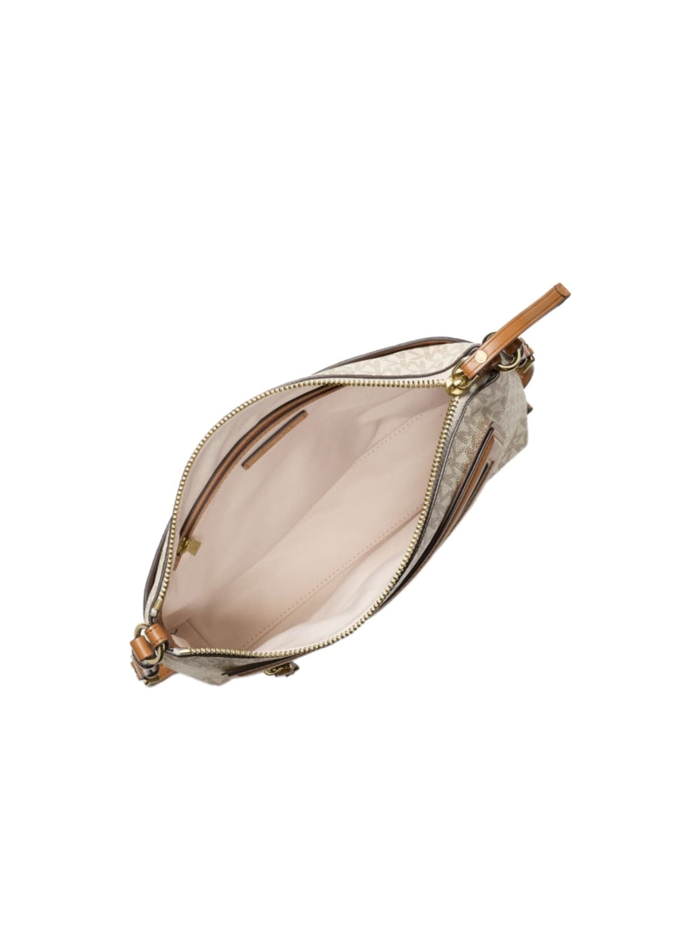 MICHAEL Michael Kors Skuldertaske 'Michael Kors Sac Bandoulière Jet Set Travel Beige' i beige