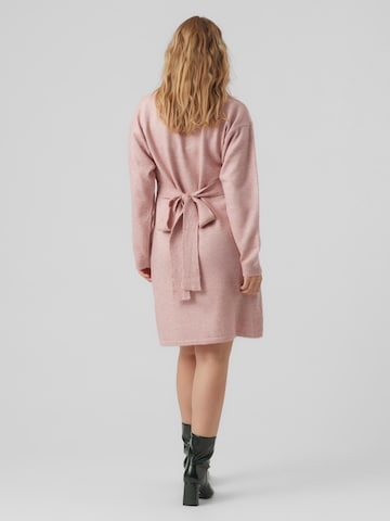 MAMALICIOUS Úpletové šaty 'Light' – pink