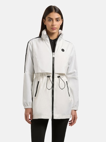 Cappotto funzionale 'Izza' di khujo in bianco: frontale