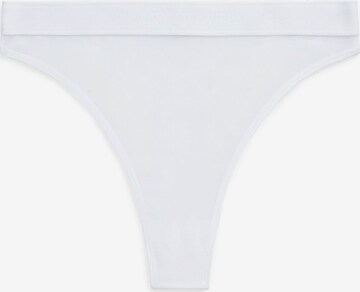 Polo Ralph Lauren - Braga ' HIGH WAIST ' en blanco: frente