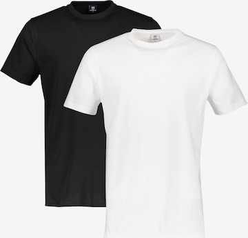 T-Shirt LERROS en noir : devant