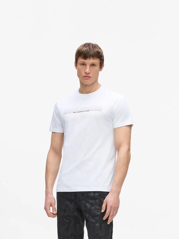 KARL LAGERFELD JEANS Shirt in Wit: voorkant
