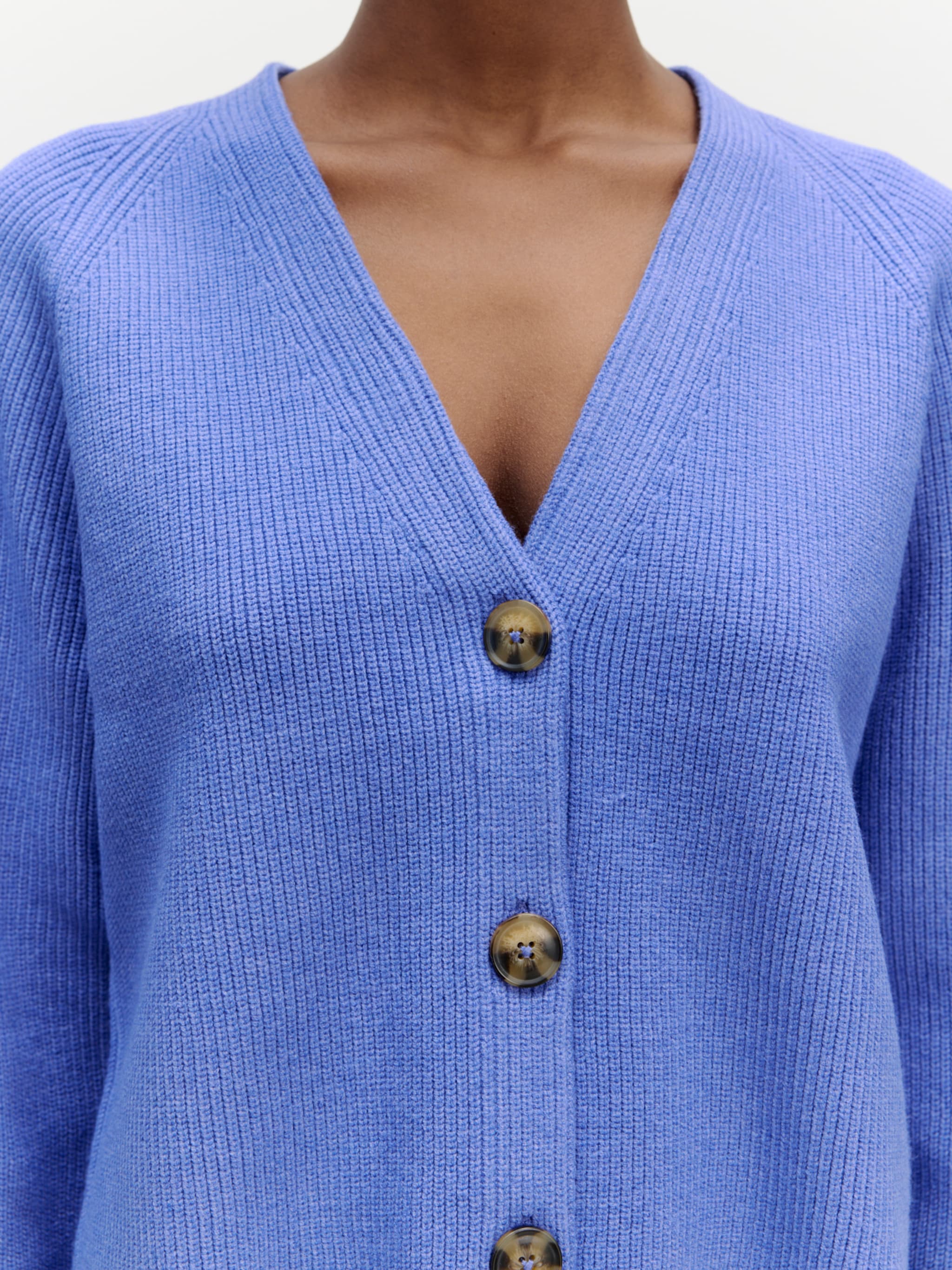 EDITED Producten Gebreid vest 'Logan' Blauw