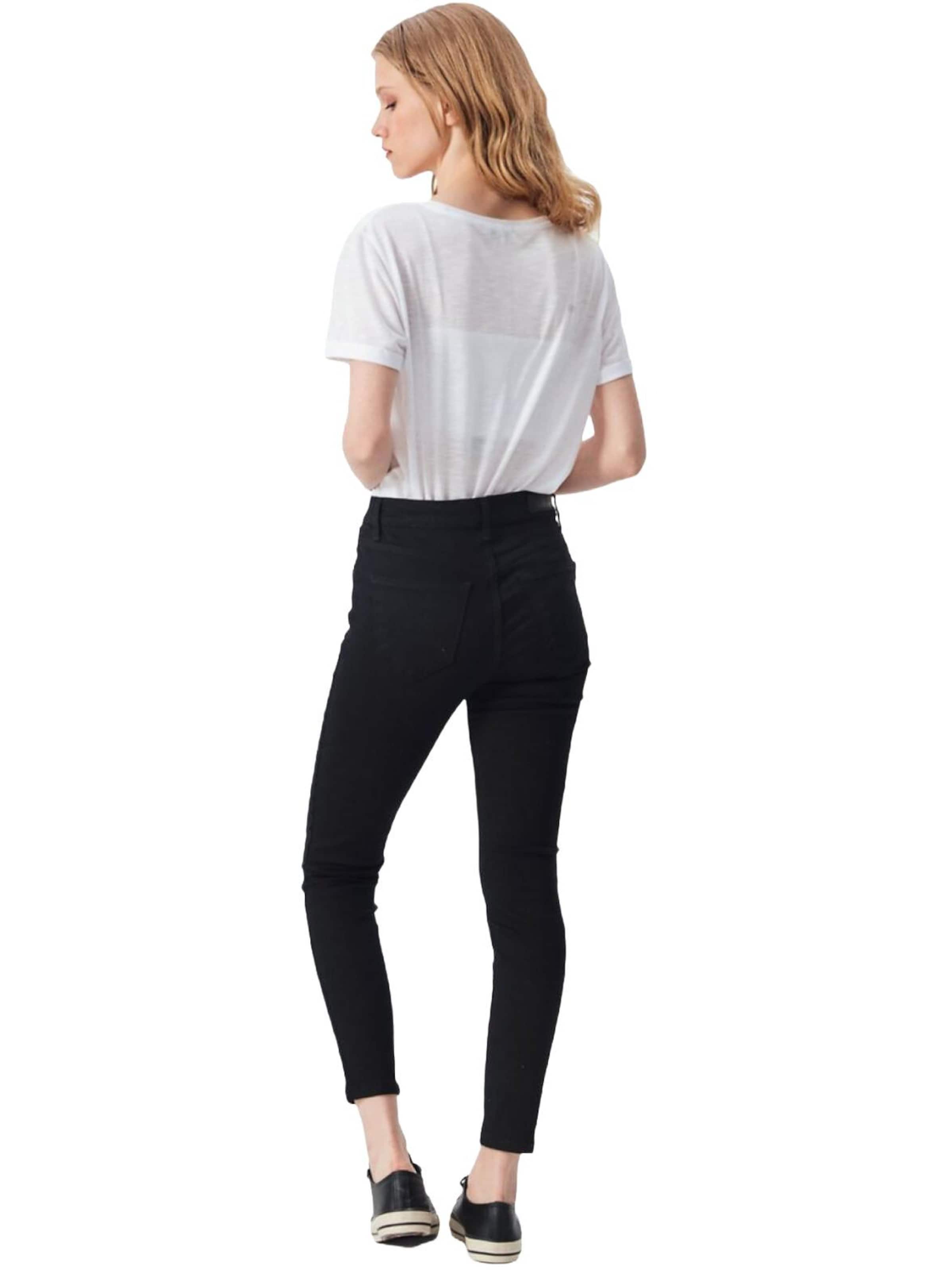 LTB Jeans - Skinny Vaquero 'LTB Jeans Damen Tanya X Skinny Leg Mid Waist Jeanshose' en negro