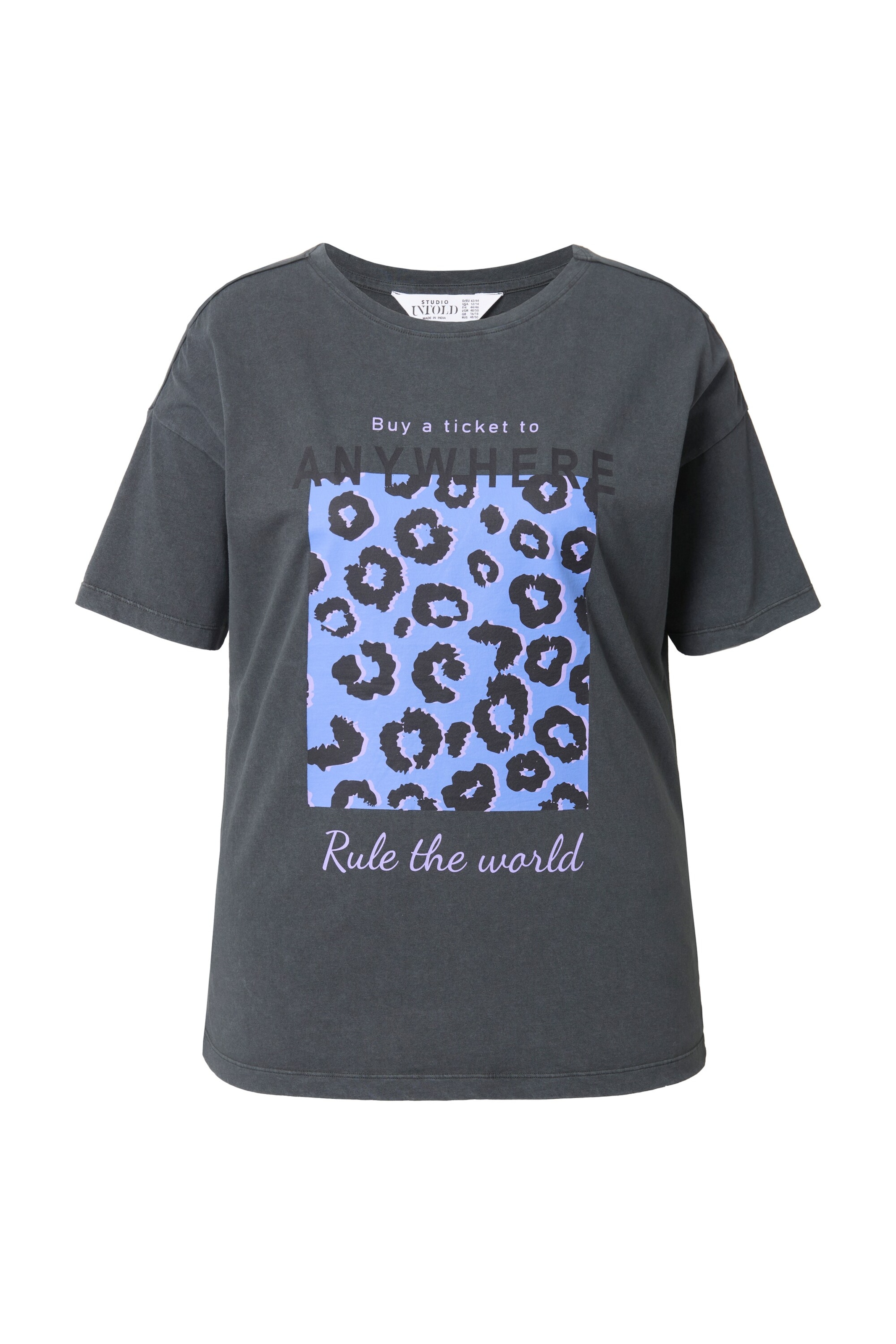 Studio Untold Shirt in Grijs: voorkant