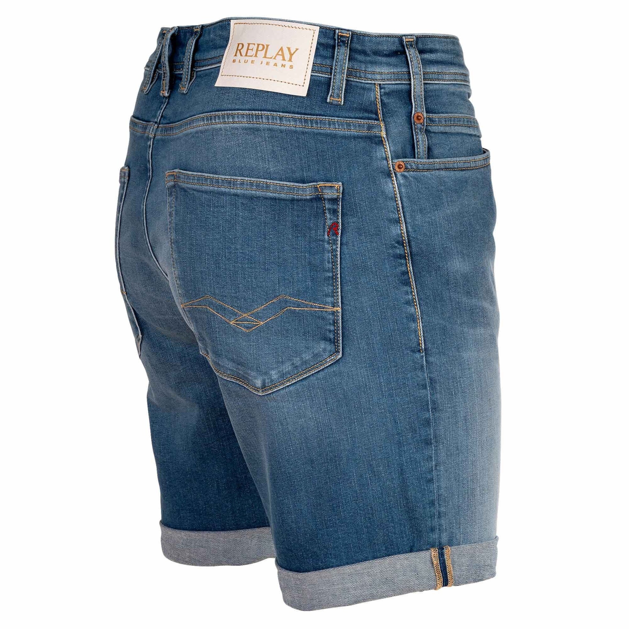 REPLAY Regular Shorts in Blau