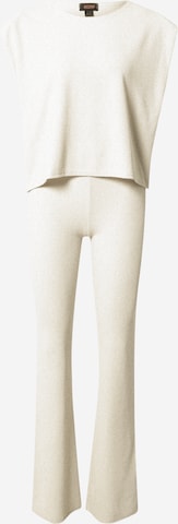 Pantalons de tailleur Misspap en beige : devant