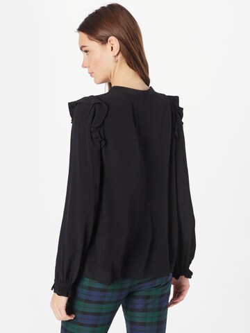 TOMMY HILFIGER Bluse in Schwarz