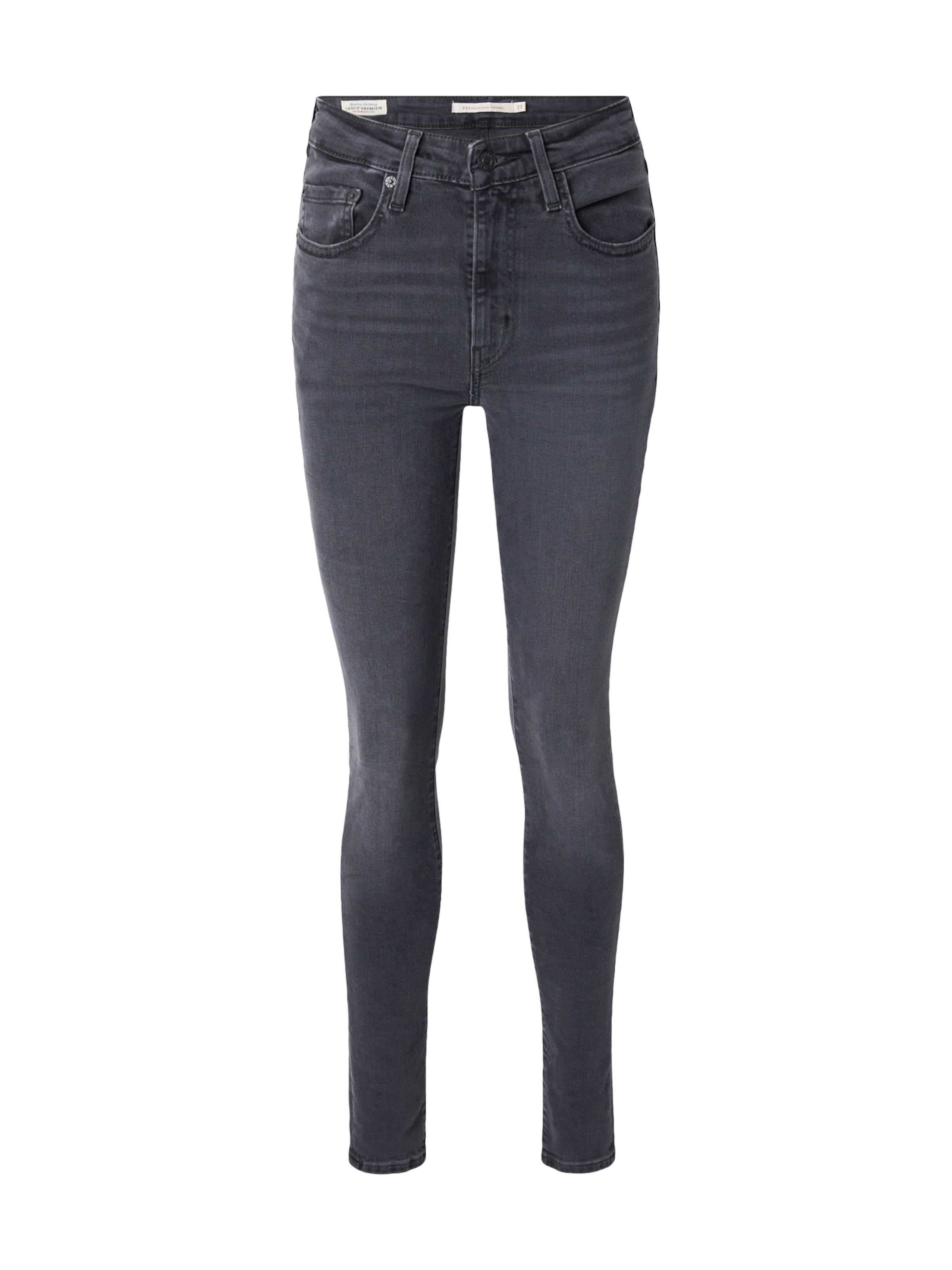 LEVI'S ® Teksapüksid '721™ High Rise Skinny', värv must: eest vaates