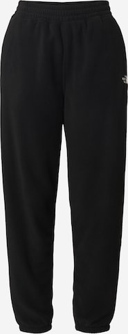 THE NORTH FACE Tapered Ulkoiluhousut 'GLACIER' värissä musta: etupuoli