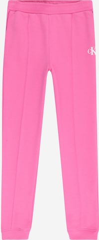 Tapered Pantaloni di Calvin Klein Jeans in rosa: frontale
