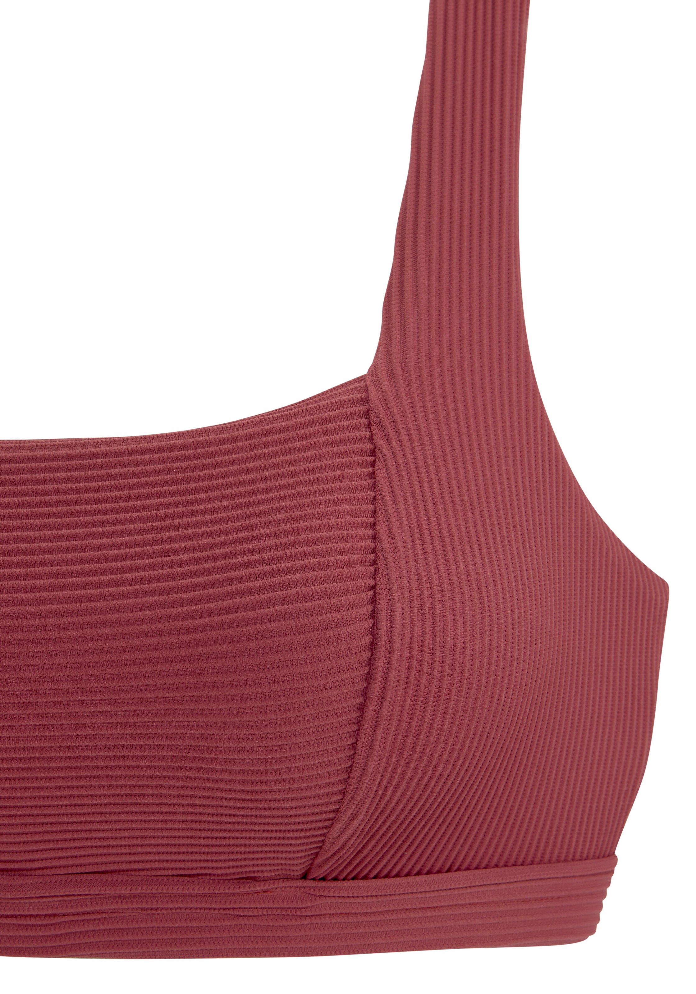 SUNSEEKER T-shirt Bikini top in Red