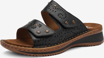 ARA Pantolette in Schwarz: Vorderseite