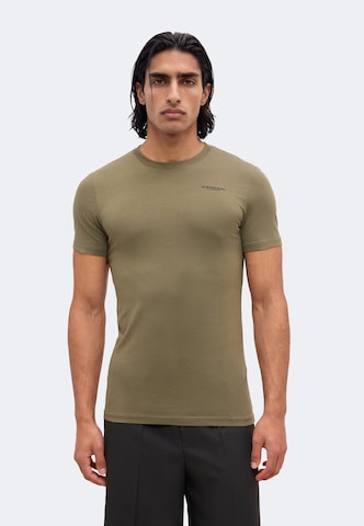 T-Shirt G-STAR en vert : devant