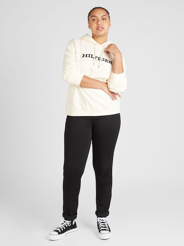 Tommy Hilfiger Curve - Sweatshirt em bege