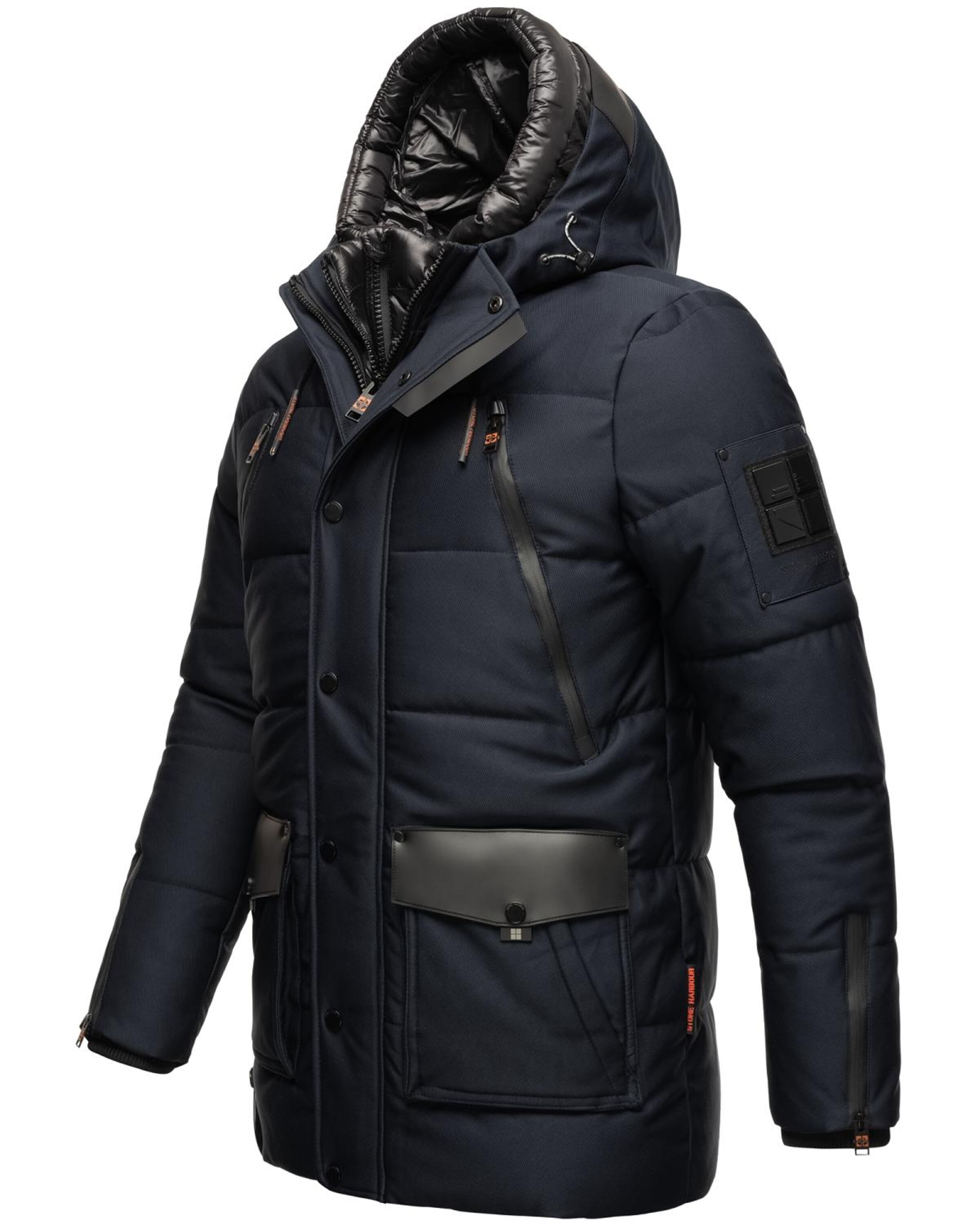 STONE HARBOUR - Casaco de inverno 'Mitjaa' em azul