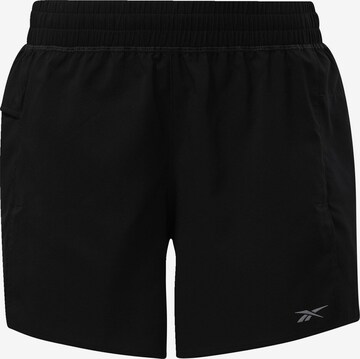 Regular Pantaloni sport de la Reebok pe negru