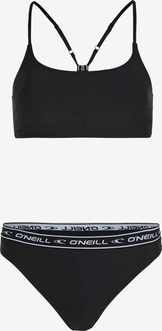 O'NEILL - Bustier Bikini deportivo en negro: frente