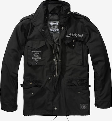 Brandit Between-Season Jacket in Black: front