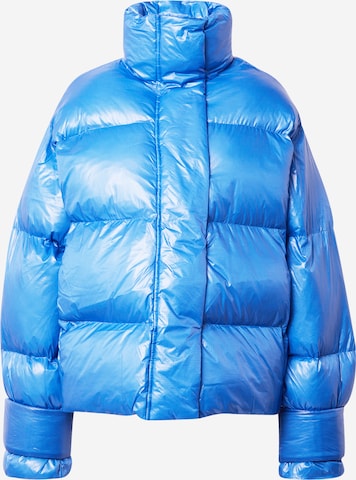 Oval Square Between-Season Jacket 'Active' in Blue: front