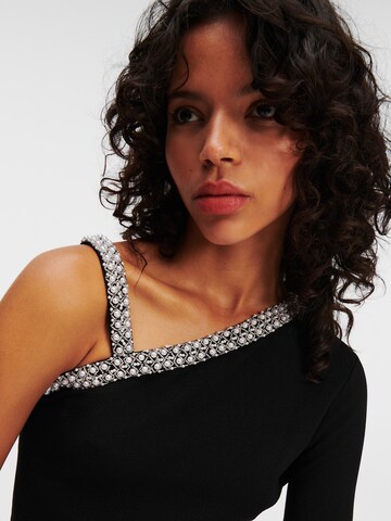 Karl Lagerfeld Top - fekete