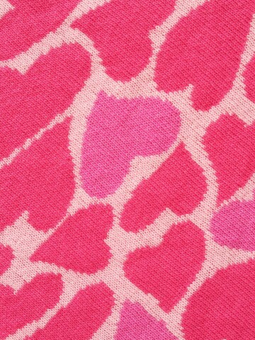 Zwillingsherz Tuch in Pink