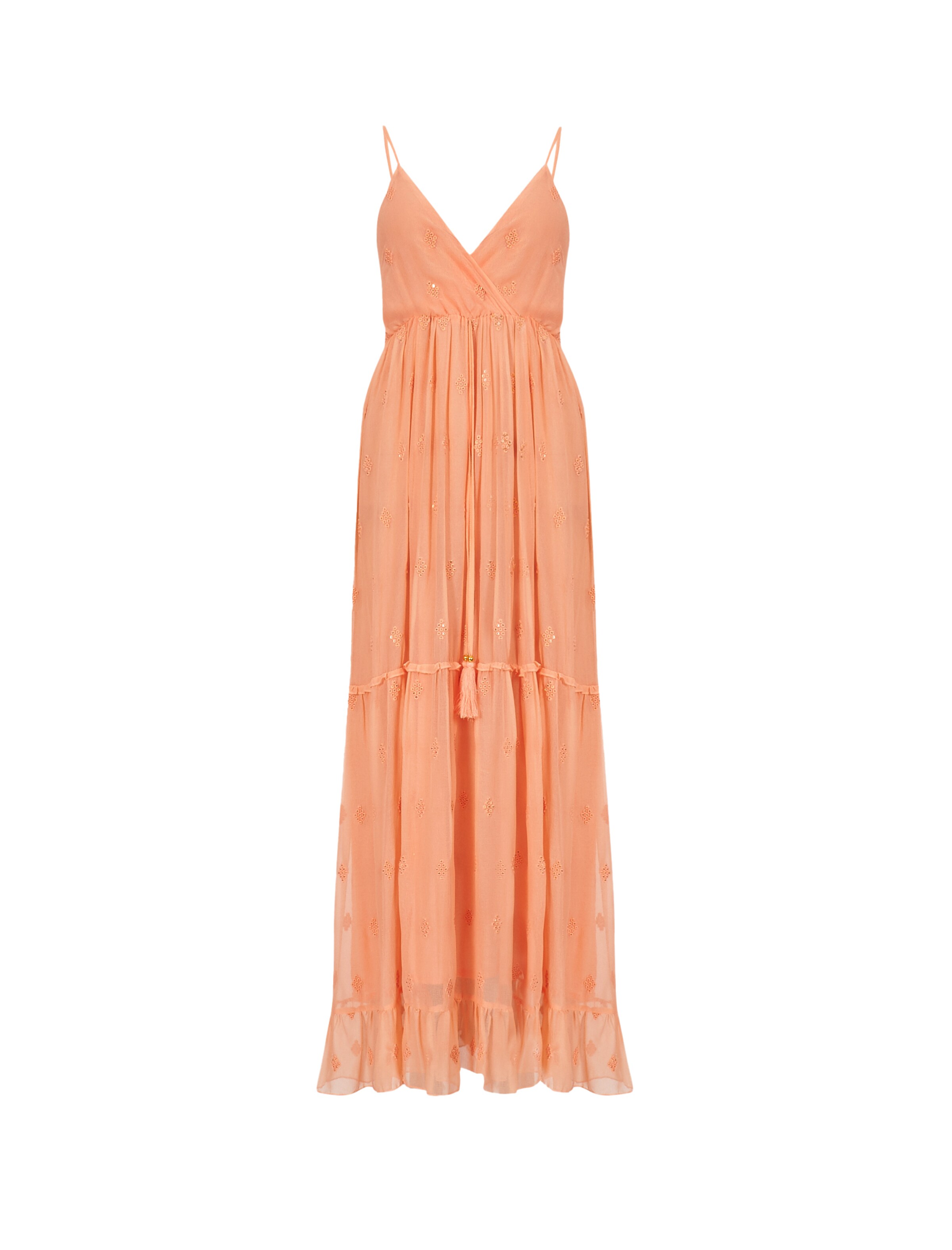 South Beach Jurk in Oranje: voorkant