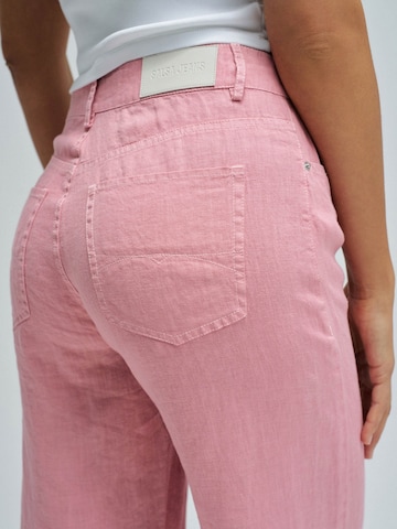 Salsa Jeans Wide leg Chino trousers in Pink