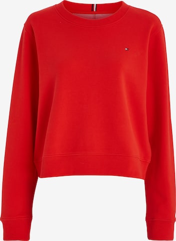 Tommy Hilfiger Curve Sweatshirt in Red: front