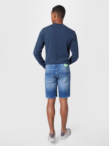 Goldgarn Regular Jeansshorts 'PLANKEN' in Blau