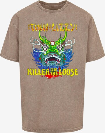 Merchcode Shirt 'Thin Lizzy - Killer' in Groen: voorkant