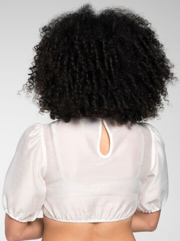 Blouse folklorique 'Felda' SPIETH & WENSKY en blanc
