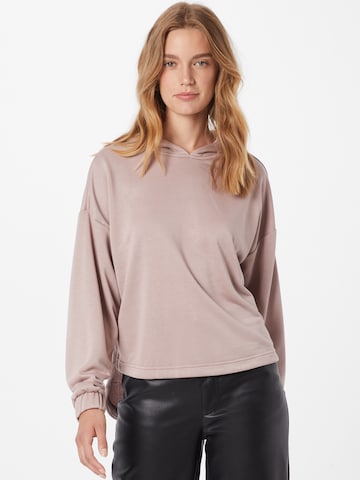 Urban Classics Sweatshirt in Pink: front