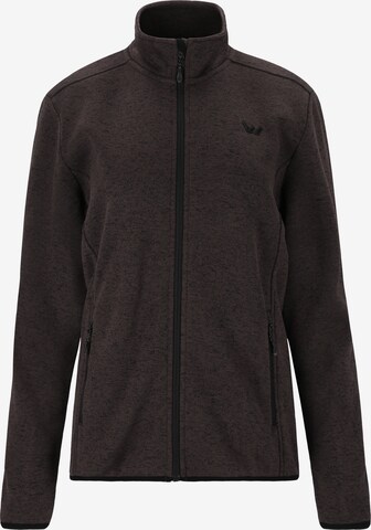 Whistler Functionele fleece jas 'Maleo' in Bruin: voorkant