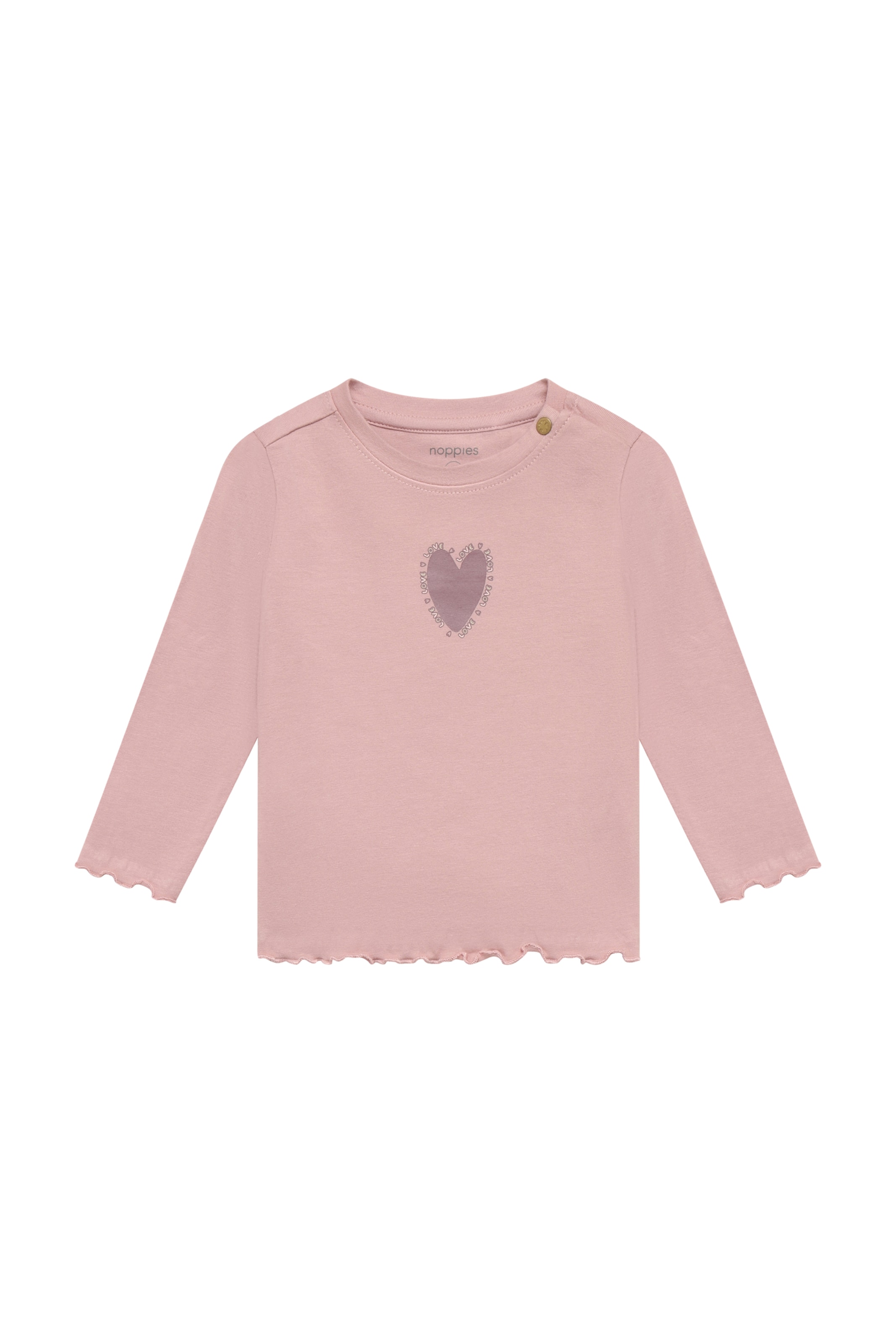 Noppies Shirt in Roze: voorkant