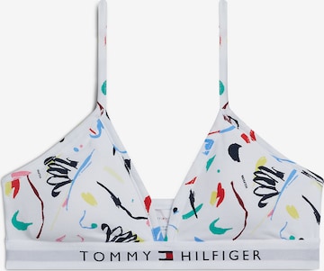 TOMMY HILFIGER Triangle Bra in White: front