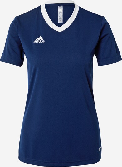 ADIDAS SPORTSWEAR Sportiska stila krekls 'Entrada 22', krāsa - tumši zils / balts, Preces skats