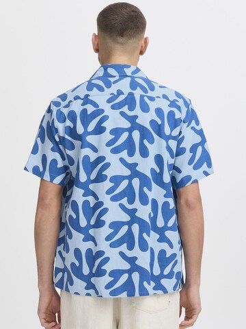 !Solid Comfort fit Button Up Shirt ' SDOLAVI ' in Blue